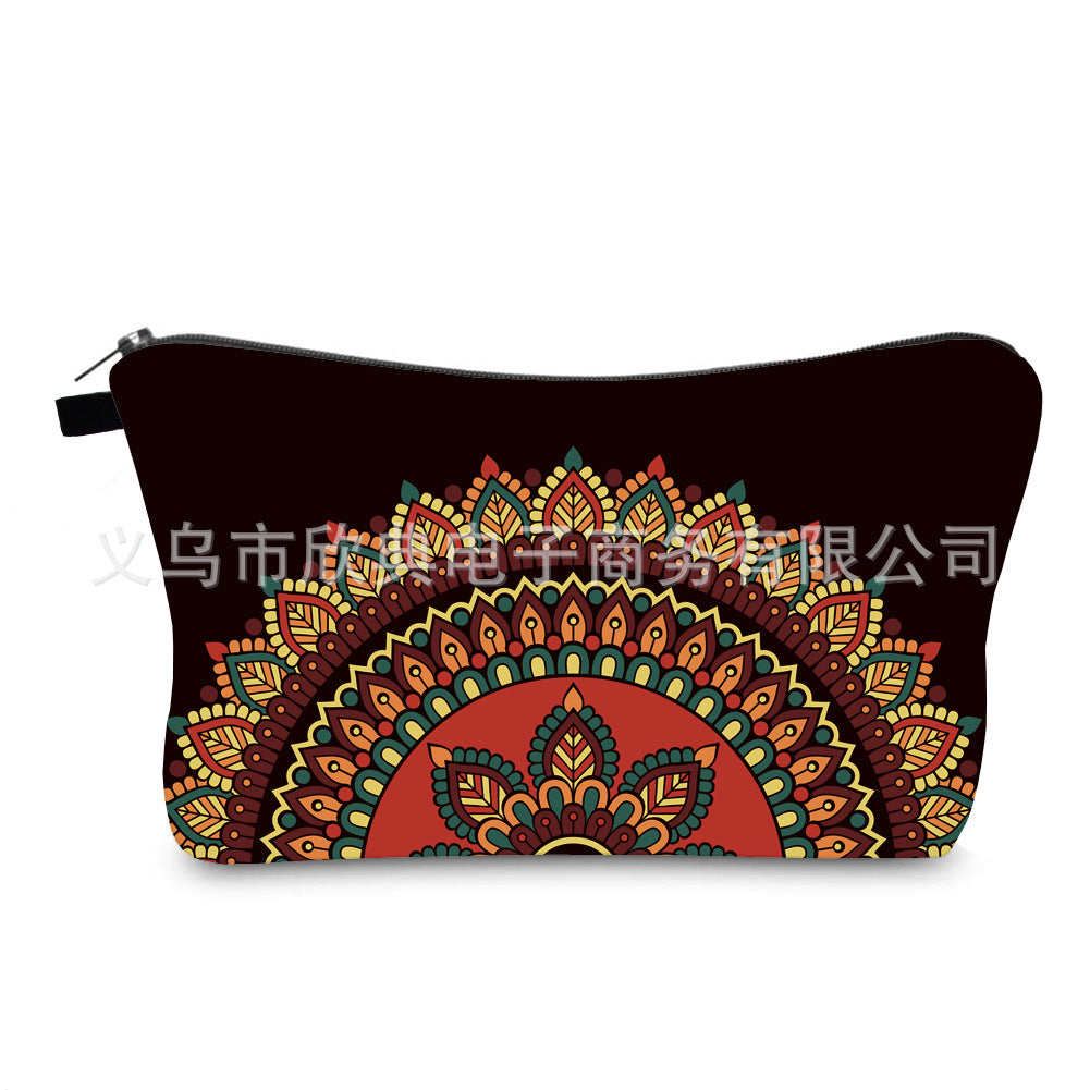 Wholesale Polyester Datura Printed Storage Bag